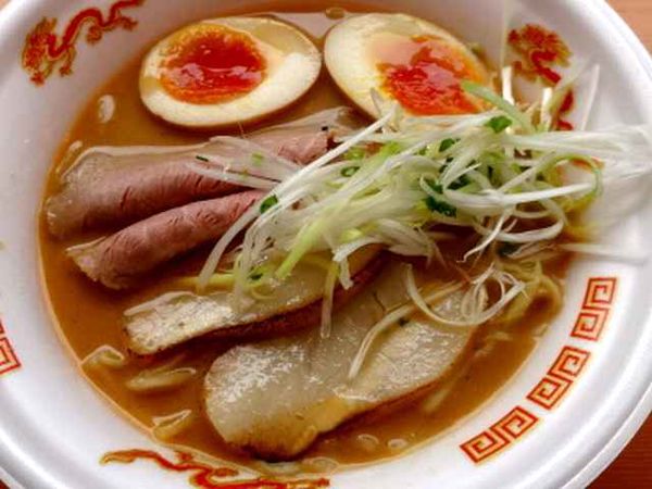 「【麺家 獅子丸】海老味噌ラーメン ＋ 特製トッピング」@大つけ麺博 2022の写真