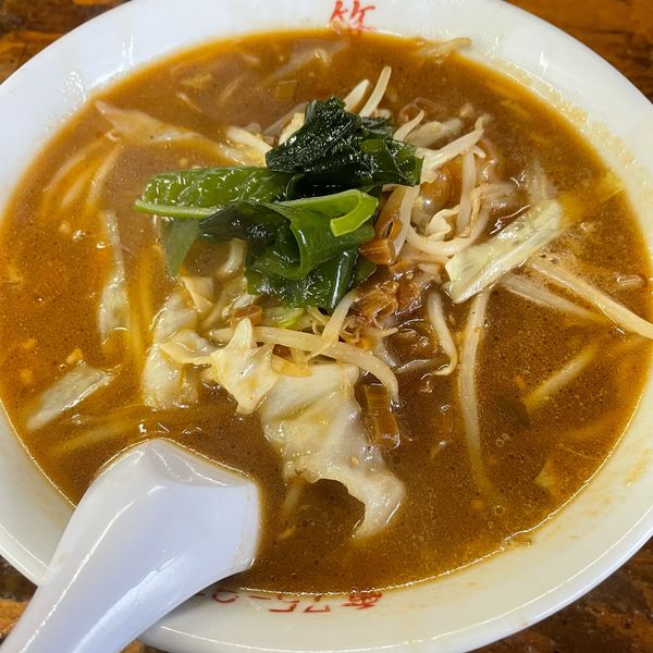 「ミソラーメン　730円  半盛　-50円」@手打ちラーメン 笹の写真
