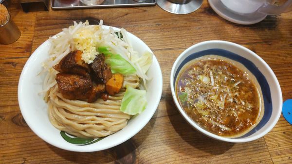 「つけ麺(ライト 中)」@雷 千葉駅前店の写真