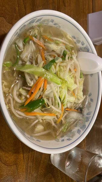 「タンメン」@中華料理 山水の写真