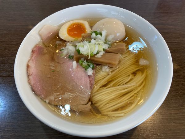 「塩そば・味玉」@中華そばイデタの写真