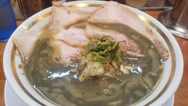 「濃厚煮干チャーシューメン」@油そば専門 清水家 船橋店の写真