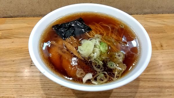 「らぁめん（半チャーハンとのランチセット　８５０円）」@中華処 宮の写真