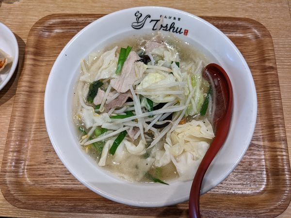 「野菜塩たんめん：550円」@れんげ食堂 Toshu 調布店の写真