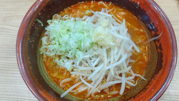 「味噌らーめん+にんにく+ネギ」@らーめん 高尾の写真