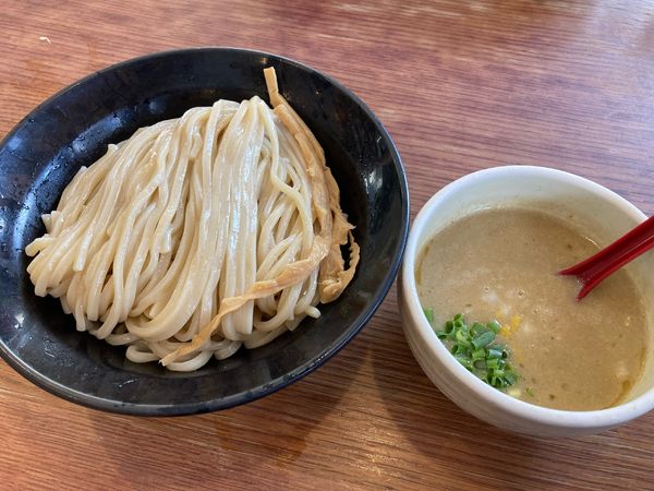 「鶏白湯つけめん・塩、大盛」@麺堂 稲葉の写真