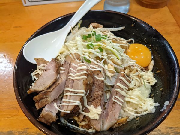 「味噌あぶら麺+チャーシュー」@自家製中華そば 麺 まる井の写真