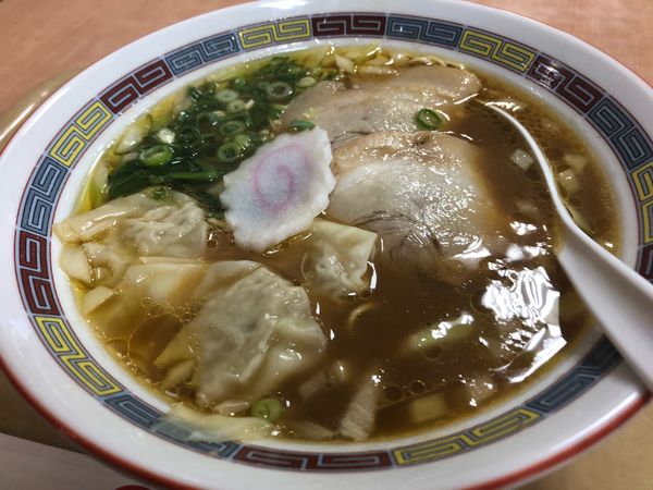 「新元味ワンタン中華そば」@中華そばちから サンリブ府中店の写真