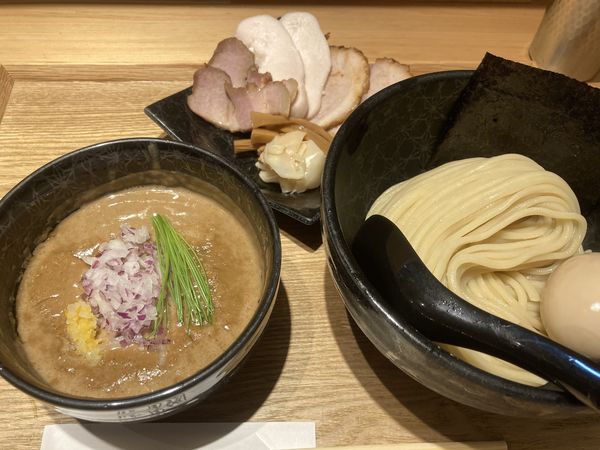 「特製つけ麺(250g)」@麺屋 周郷 新橋店の写真