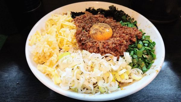 「【限定】我流豚星｡台湾混蕎麦(大蒜･ホアジャオ)＋チーズ」@豚星。の写真