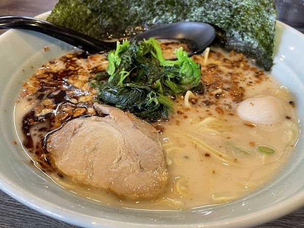 「黒豚骨ラーメン」@横浜家系ラーメン 喜多見家の写真