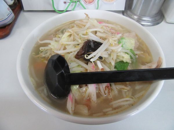 「タンメン（８８０円）」@しまやらーめんの写真