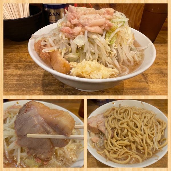 「小ラーメン 全マシ 750円」@ラーメン二郎 前橋千代田町店の写真