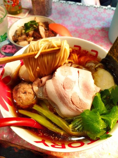 「特製中華そばとカップごはん」@らーめん凛々の写真