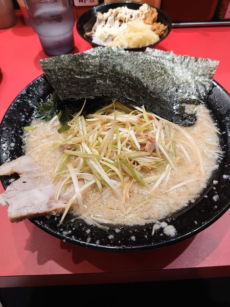 「ネギコテラーメン1000円+のり5枚100円」@柏ネギラーメン 柏本店の写真