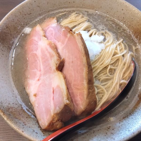 「淡麗煮干しそば900円、煮干しまぜそば500円」@煮干しそば剛の写真