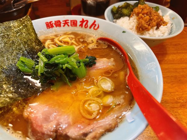 「豚骨天国（790円）」@豚骨らーめん れんの写真