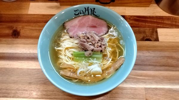「シャモ中華そば_880円」@仙臺自家製麺こいけ屋分店 綠栽の写真