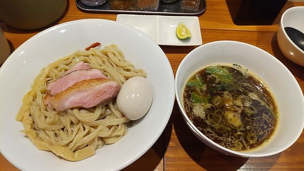 「(限定)鴨つけ麺(大盛)」@麺屋 真心の写真