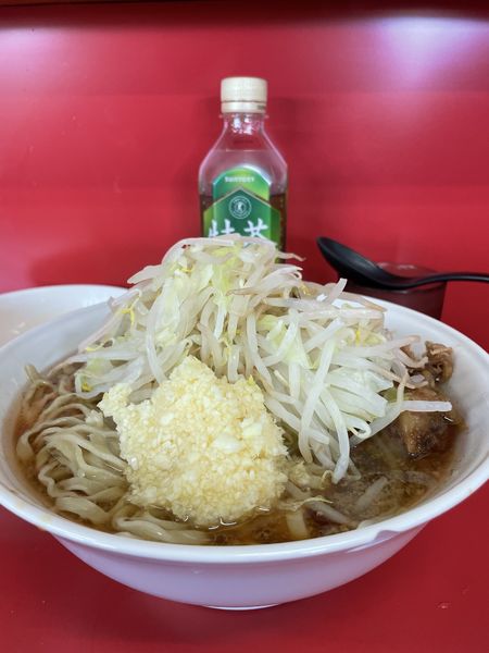 「小ラーメン（にんにく）¥850」@ラーメン二郎 茨城守谷店の写真