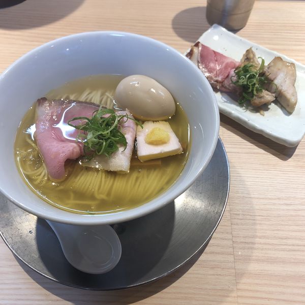 「特製塩そば」@麺道 麒麟児の写真