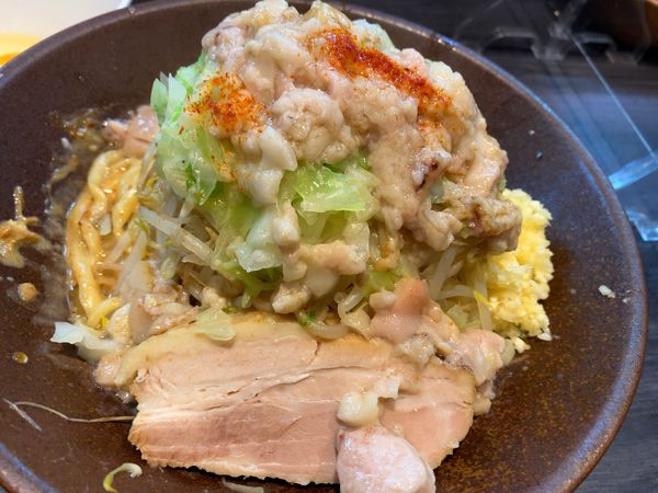 「味噌油そば（中）＋生卵」@NOODLE SP CRAFTの写真