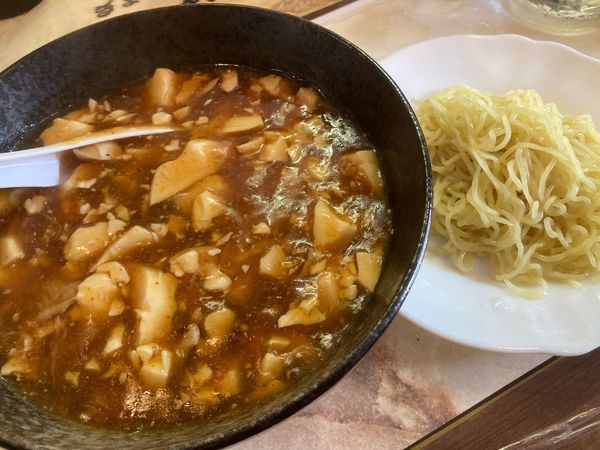 「麻婆豆腐つけ麺」@町のらーめん屋さんの写真