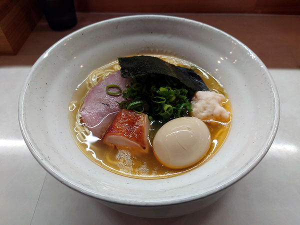 「限定 伊勢海老と天草大王の塩そば」@中華蕎麦 一無庵の写真