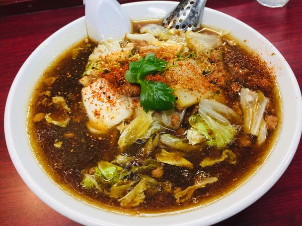 「【限定】とろみ鶏ソバ【910円】」@鶏こく中華 すず喜の写真