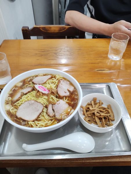 「チャーシューメンマ　大盛　1200円」@赤坂味一の写真