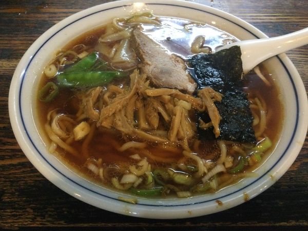 「キリンラガー・小瓶+焼売ハーフ+ワンタンメン」@丸長 荻窪本店の写真