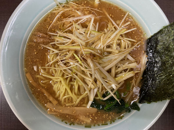 「ネギ味噌ラーメン 800円」@ラーメンショップ椿 ひたちなか店の写真
