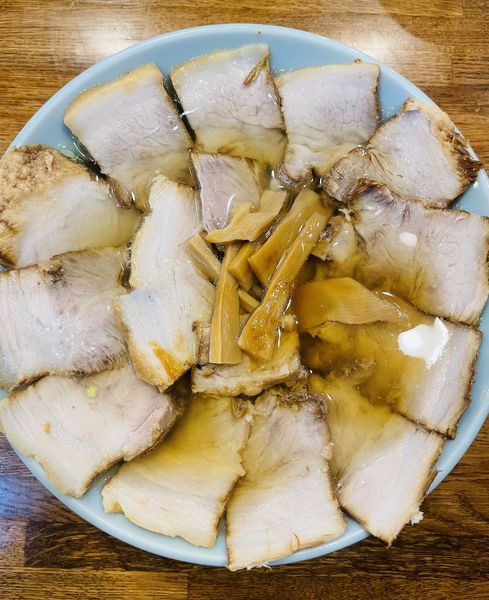 「Wチャーシューメン 1200円」@丸信ラーメン 駅前店の写真