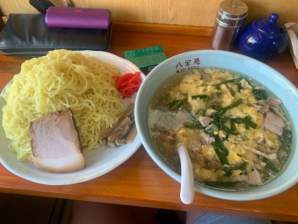 「塩つけめん特盛」@八宝苑の写真