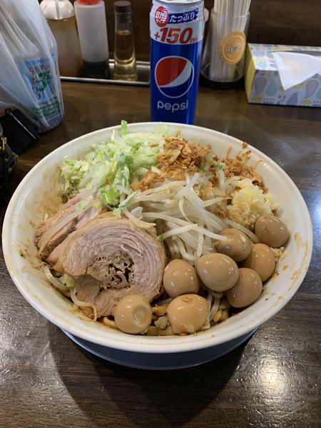 「ラーメン中盛りネギ汁なし【限定味噌変更】」@麺屋 櫻弐の写真