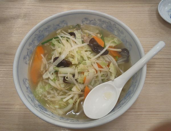 「タンメン550円」@ぎょうざの満洲 つつじヶ丘北口店の写真