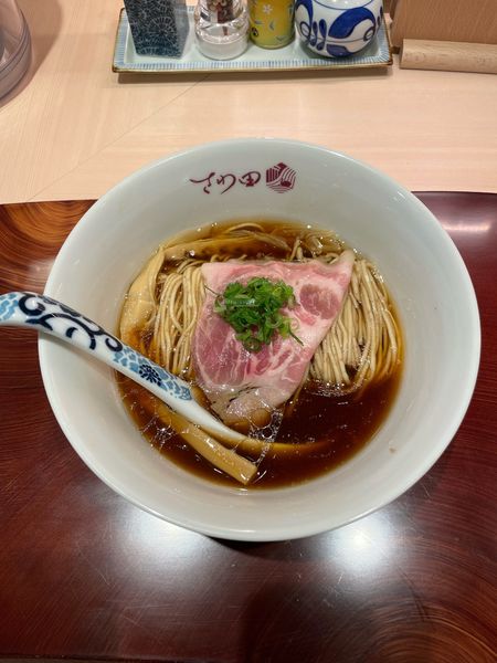 「鴨だし中華そば(900円)」@鴨そば さわ田 ヨドバシ横浜店の写真