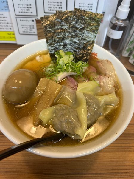 「特製葉月ラーメンワンタン」@らぁめん 葉月の写真