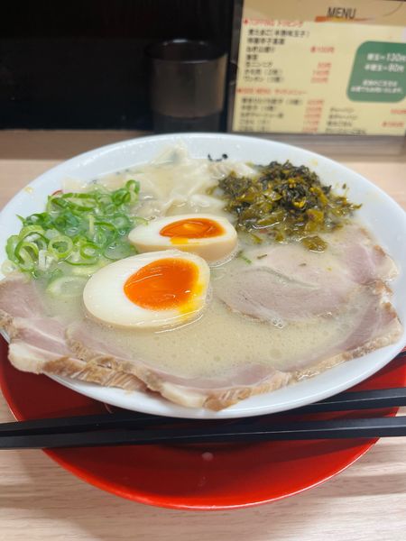 「チャーシュー麺」@長浜ナンバーワン 東京大岡山店の写真