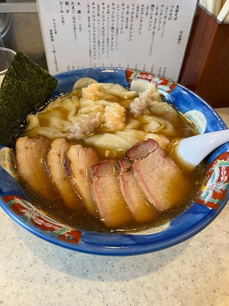 「特製チャーシューワンタン麺」@たんたん亭の写真