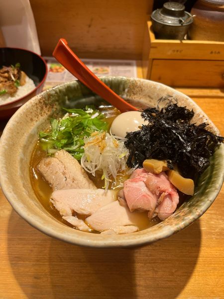「特製あごだしラーメン」@焼きあご塩らー麺 たかはし 上野店の写真