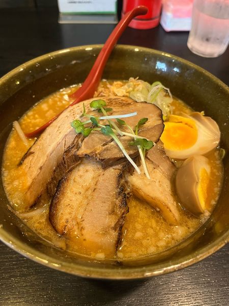 「濃厚味噌ラーメンチャーシュー」@濃厚味噌らーめん ぶるんちょの写真