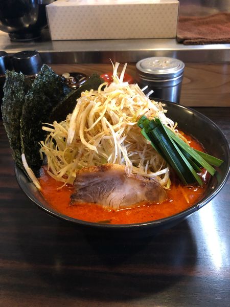 「味噌ラーメン+ネギ　1100円」@ラーメン道楽 川崎店の写真