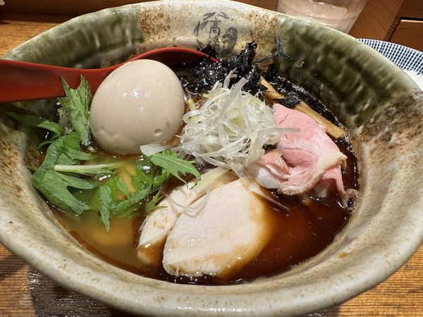 「特製やきあご塩ラーメン」@焼きあご塩らー麺 たかはし 新宿本店の写真