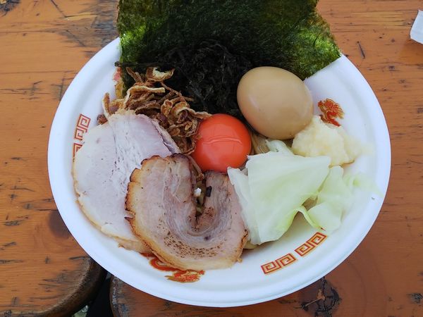 「【飛粋】芳醇ちーゆそば＋特製トッピング　900＋500円」@大つけ麺博 2022の写真
