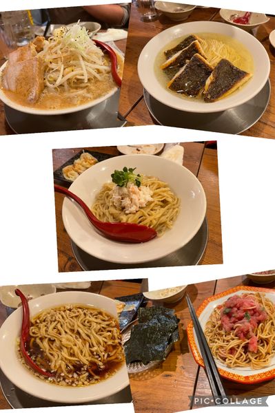 「「オフ会メニュー」いろいろなラーメン」@立ち呑み居酒屋 金町製麺の写真