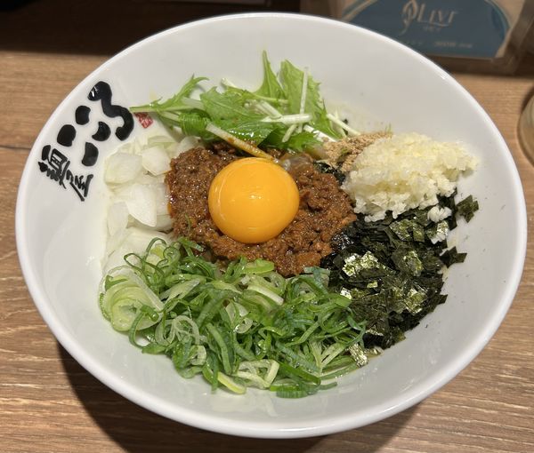 「カレー台湾まぜそば¥910&ハイボール¥380」@麺屋こころ 御茶ノ水店の写真