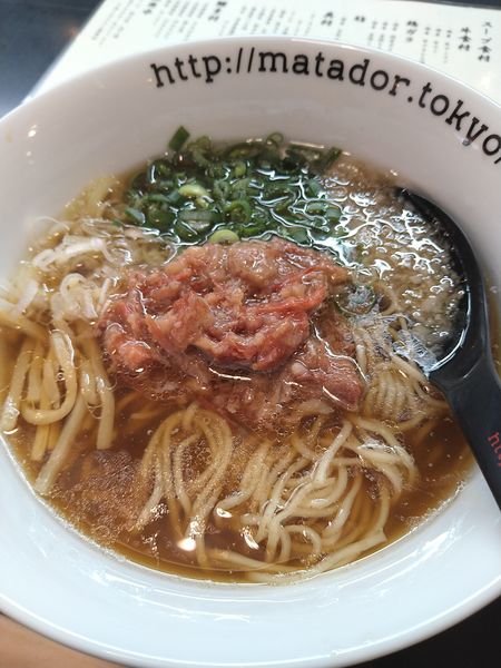 「『醤油らぁ麺」900円」@牛骨らぁ麺 マタドール 本店の写真
