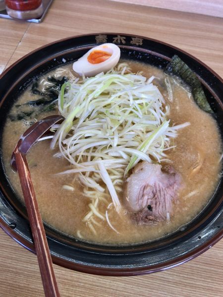 「ネギラーメン（中）」@ラーメン青木亭 八潮店の写真