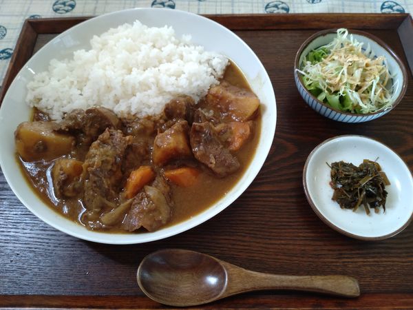 「牛タンカレーライス　１０００円」@和風味 ごとうの写真